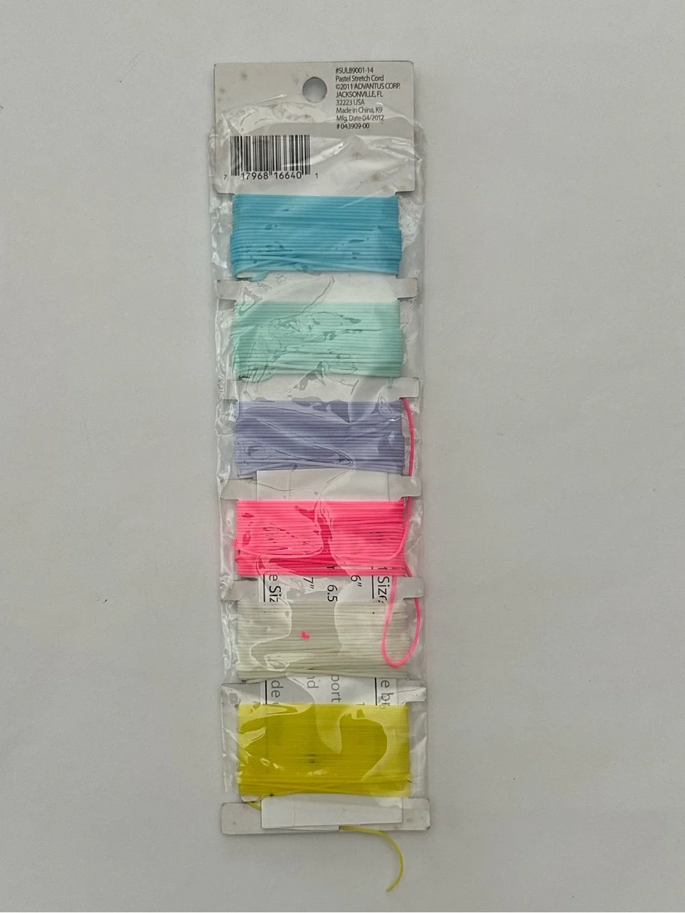 JoAnn Fabrics Braided Bubble Bead Stretch Cord Bracelet Bundle